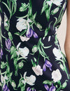 Floral Sheath Sleeveless Dress