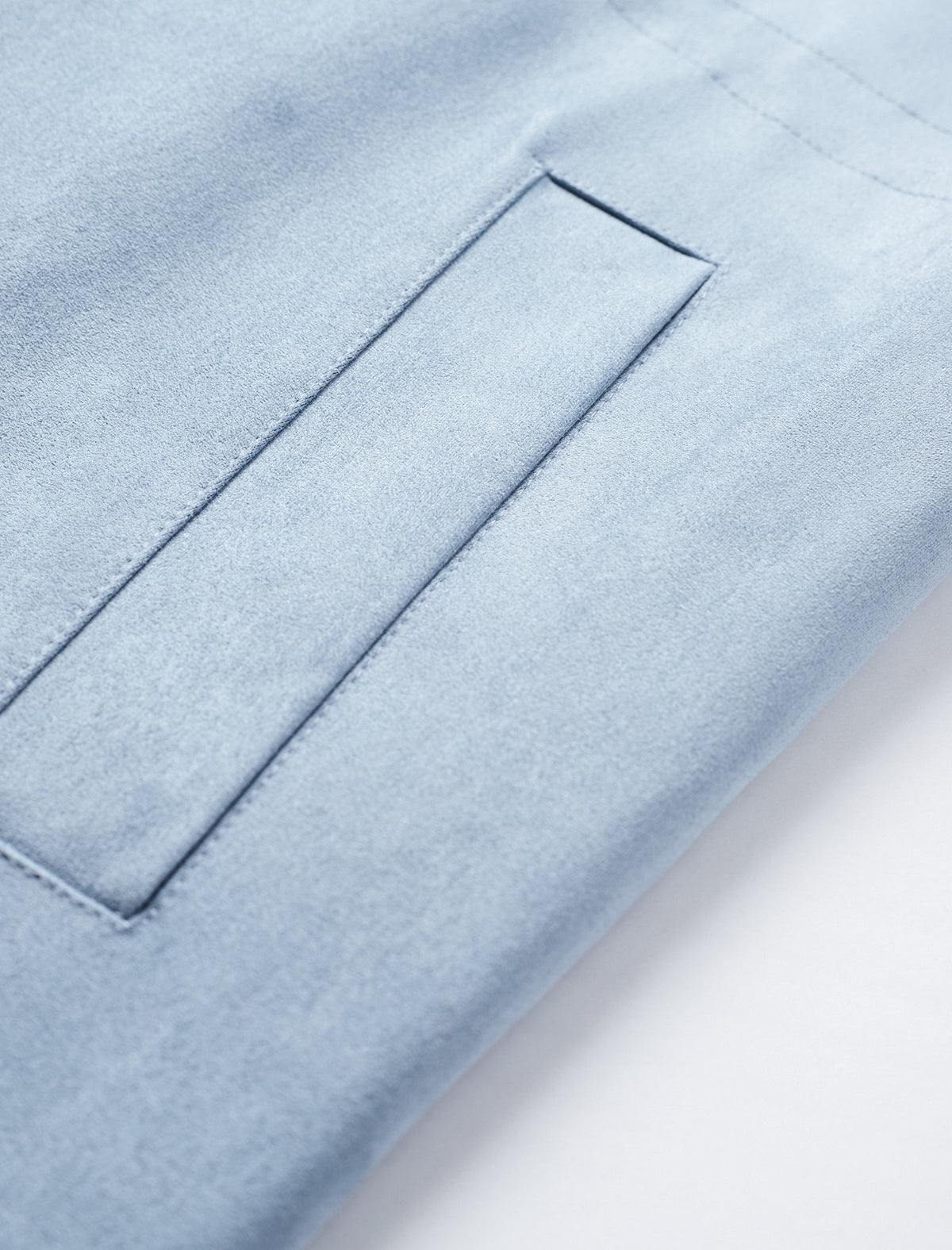 Blue Waist-Defining Vintage Trench Coat