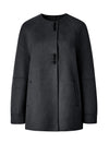 Charcoal Grey Wool Blend Jacket
