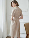Vintage Short Sleeve Shirt Dress
