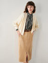 Classic Refined Straight-Fit Skirt