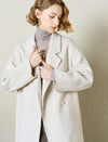 100% Australian Superfine Wool Double-Breasted Coat