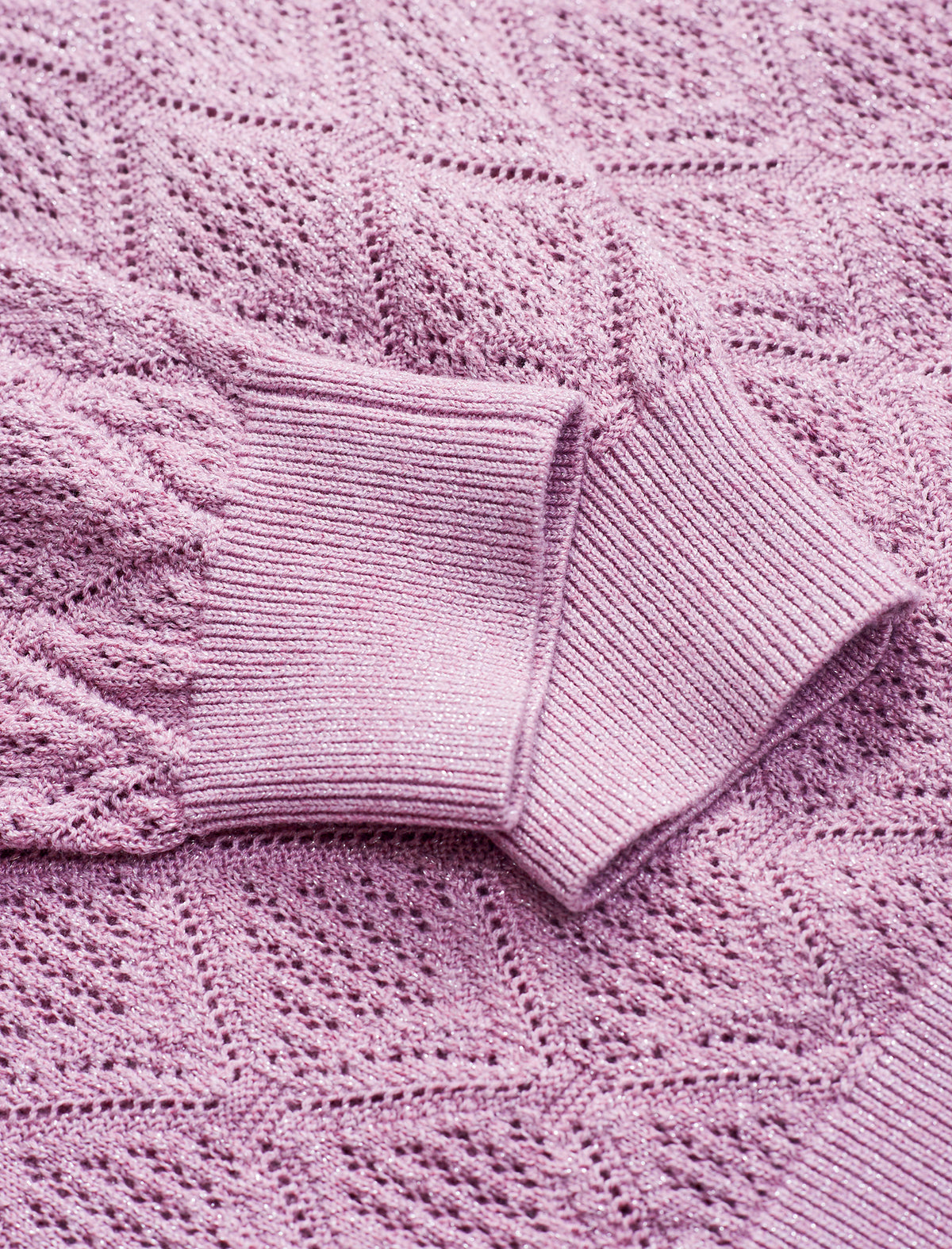 Diamond Open Knit Cardigan