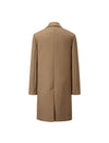 Brown Double-Breasted Notched-Lapel Trench Coat