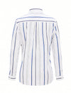 Striped Button-Down Shirt