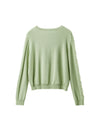 Crew Neck Cable Knit Pullover Sweater