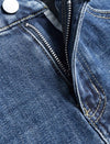 Straight-Leg Cropped Jeans