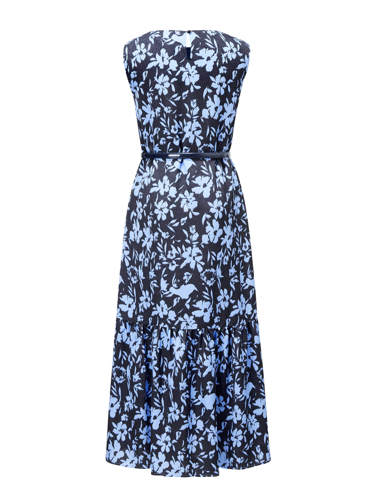 Floral Sleeveless Midi Dress