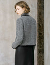 Tweed Wool-Blend Cropped Jacket