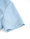 Light Blue Sheath Above Knee Dress