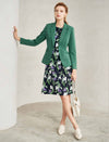 Floral Sheath Sleeveless Dress