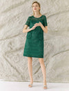 Lace Shift Above Knee Dress