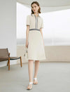 Zip-Up Shirt Dress
