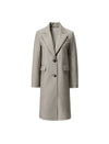 Quilted Notched-Lapel Pocket Padded Coat