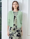 Ribbed Knit V-Neck Cardigan