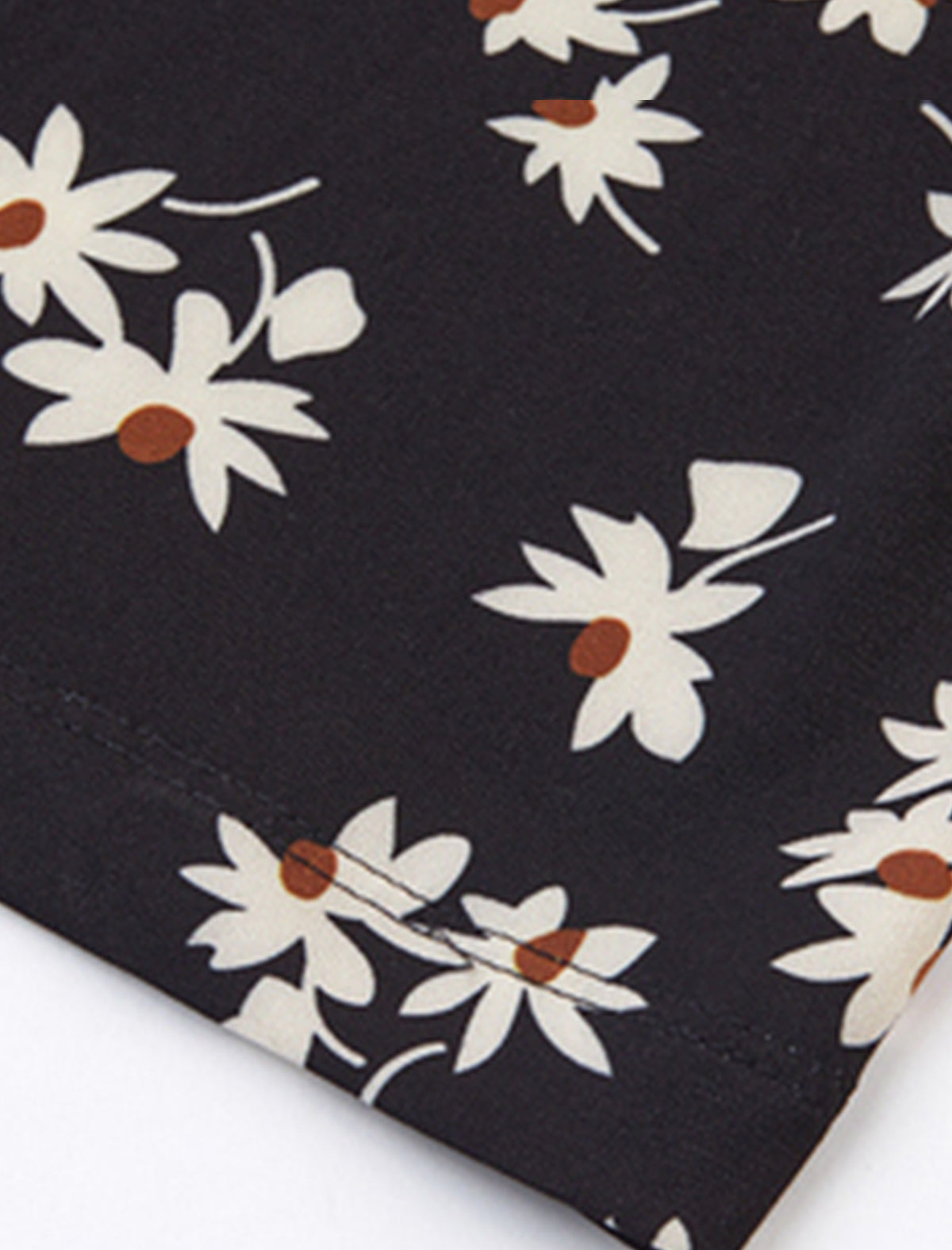 Floral Print Wrap Side Slit Midi Dress