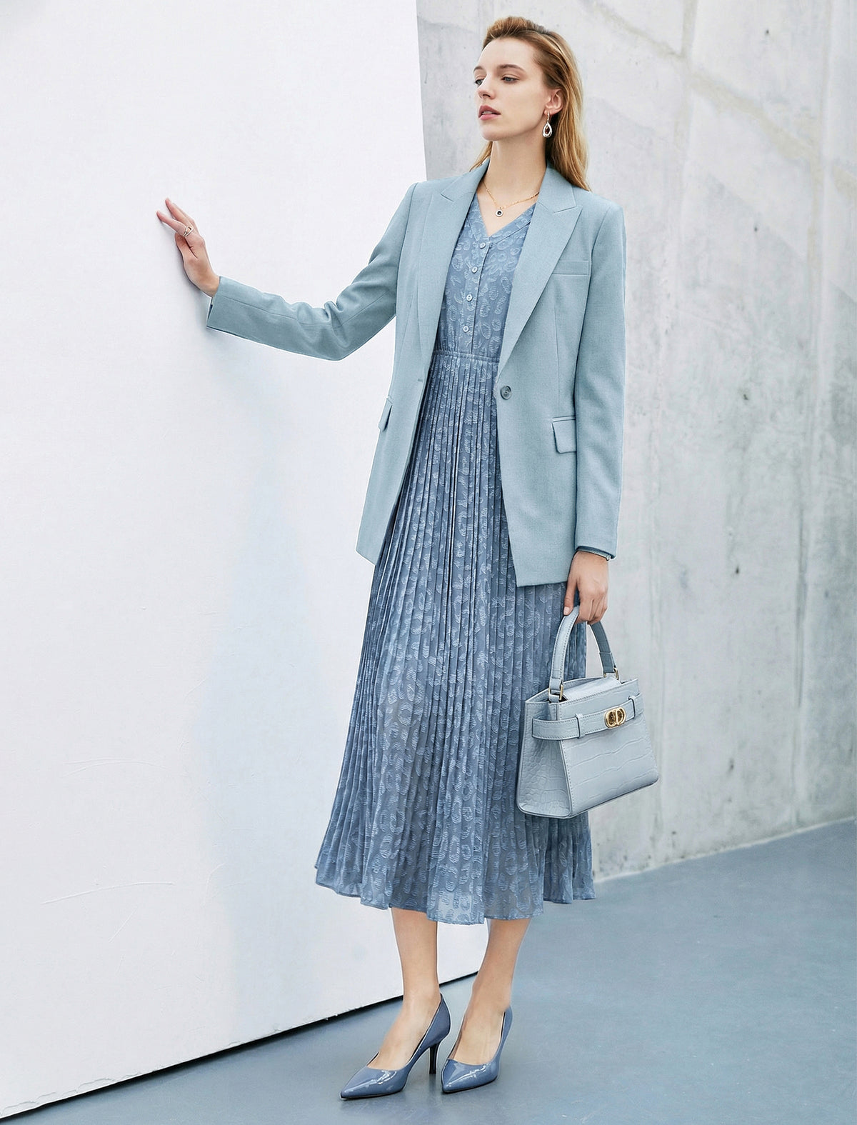 Single Button Tailored Blazer