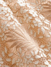 Floral Lace Ruffled Hem Midi Dress