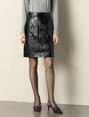 Faux Leather Mini Skirt