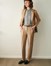 Classic Refined Button-Front Blazer