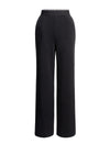 High‑Waist Solid Wide‑Leg Trousers