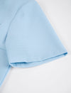 Pearl Button Detail Short Sleeve Jacket