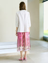 Solid Color Lightweight Collarless Blazer