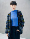 Mock Neck Ribbed Long Sleeve Knit Top