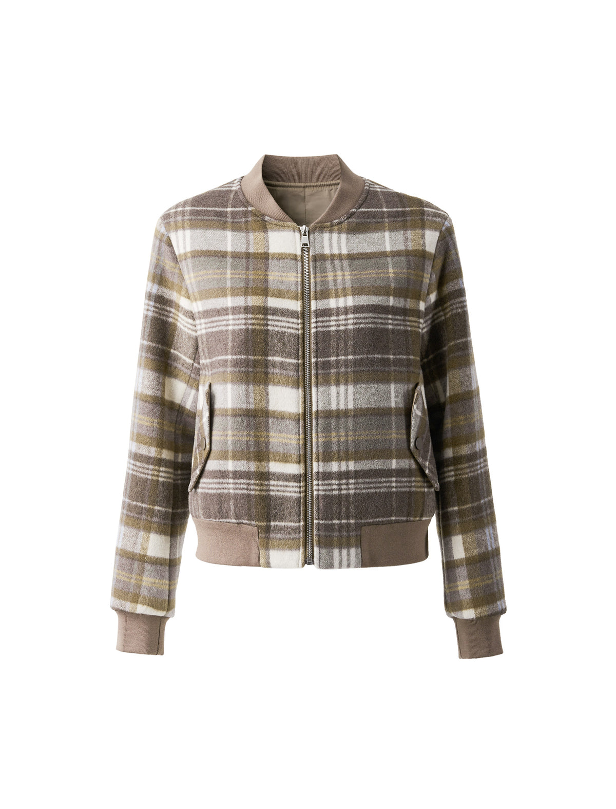 Wool Blend Cropped Jacket