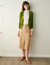 Classic Refined Straight-Fit Skirt