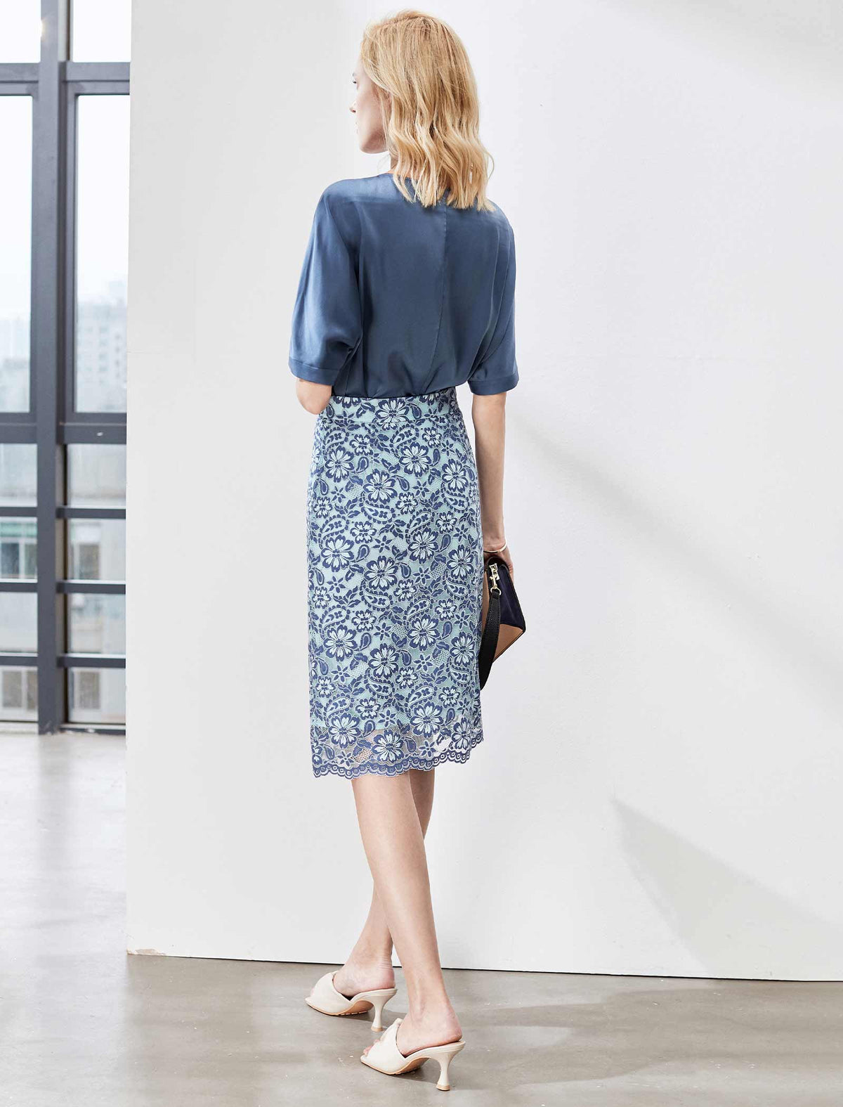 Straight Lace Skirt