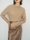 Textured Mock Neck Top