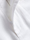 High-Waisted White Cropped Pants