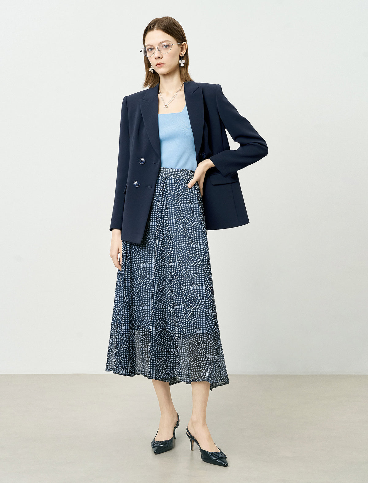 Classic Double-Breasted Blazer