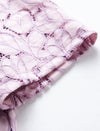 Lilac Lace Mermaid-Hem Dress