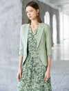 Elegant Three-Quarter Sleeve Blazer