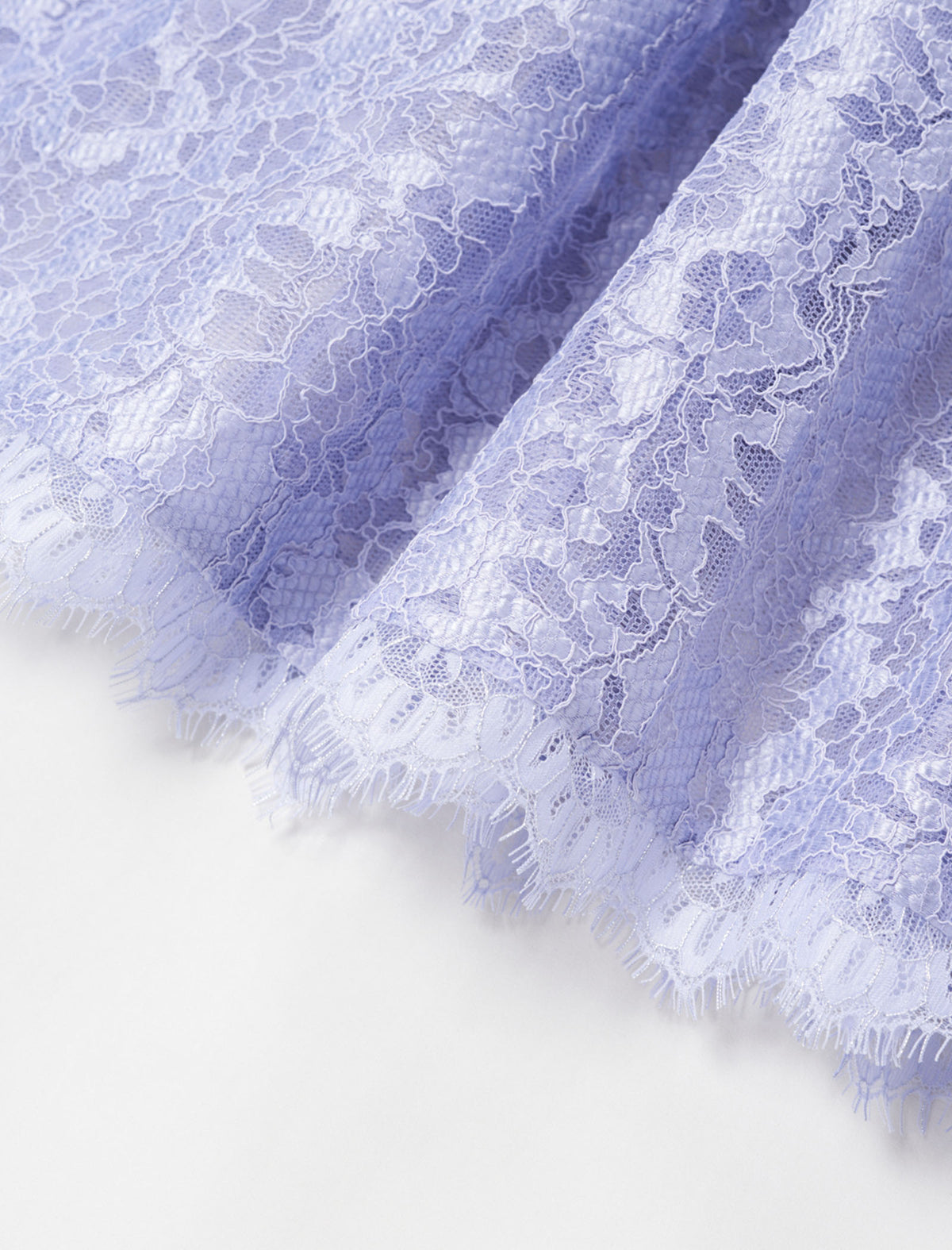 Light Purple Lace V-Neck Maxi Dress