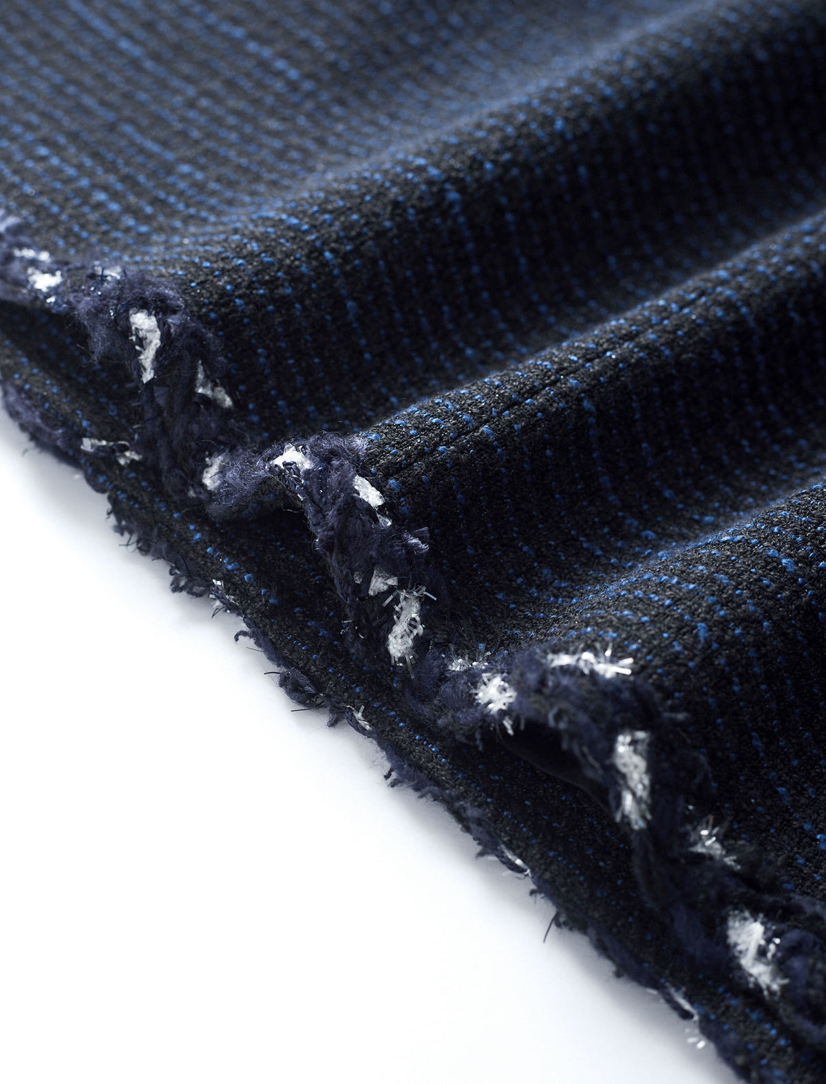 Navy Blue Tweed Jacket