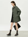 Vintage Loose Mid-Length Trench Coat