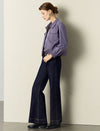 Collared Zip Up Cropped Jacket