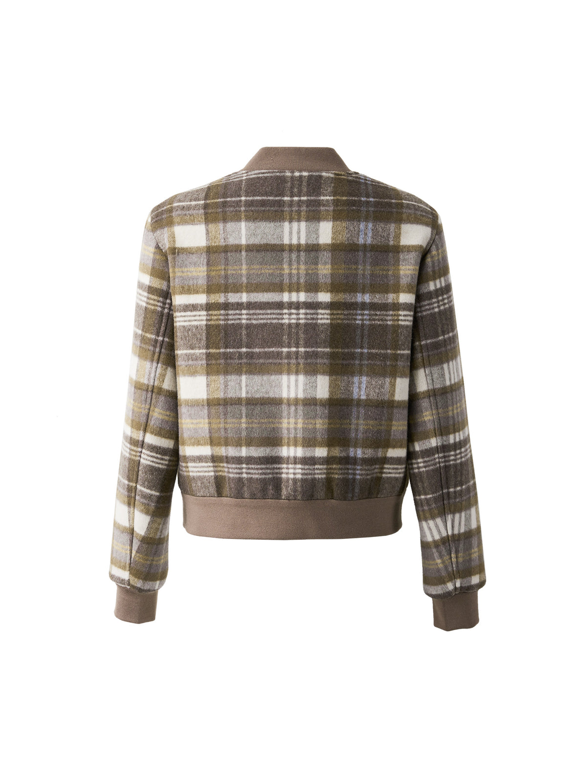Wool Blend Cropped Jacket