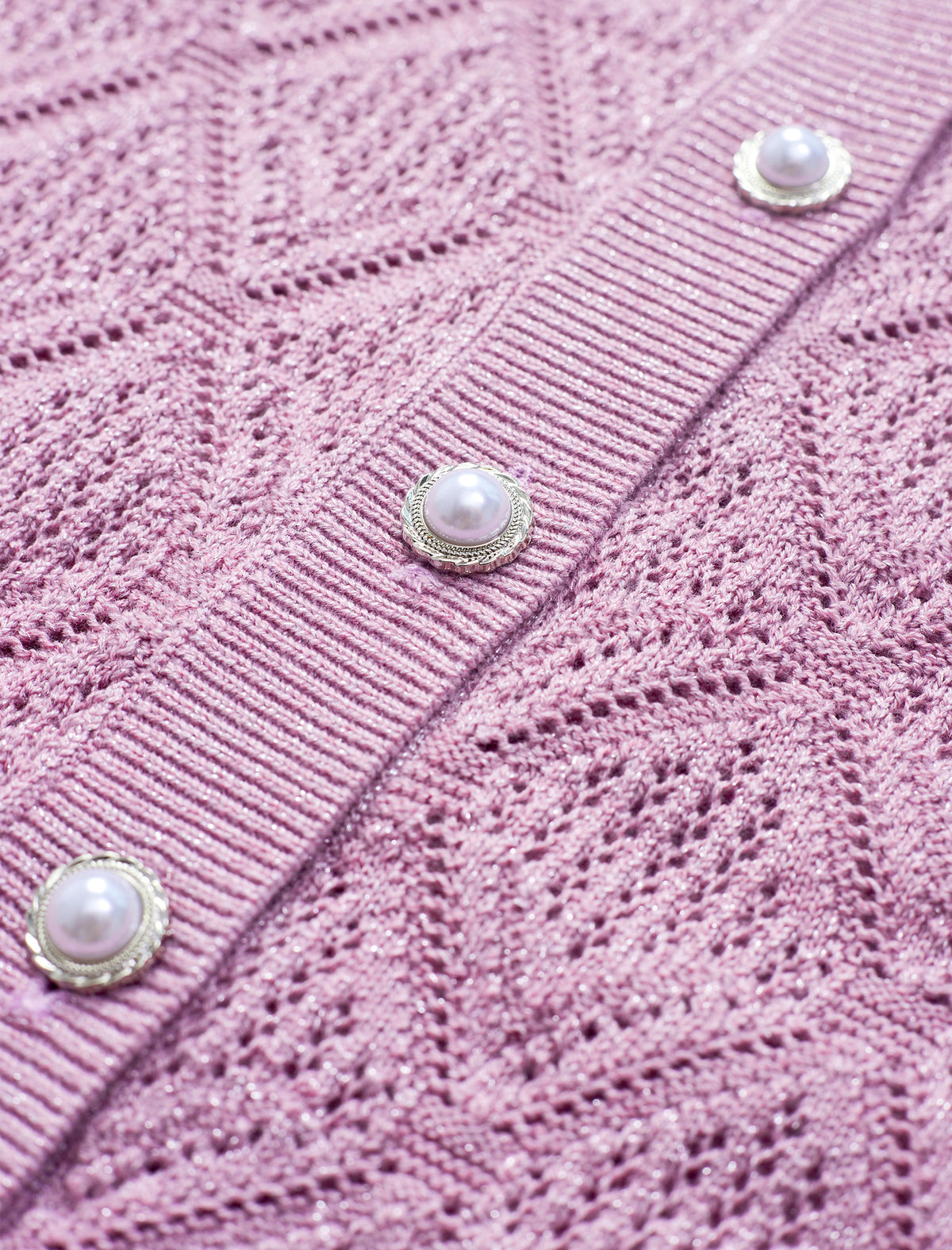 Diamond Open Knit Cardigan