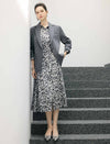 Notched Lapel Single Button Tailored Blazer