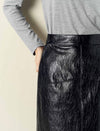 Faux Leather Mini Skirt