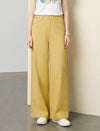 High Waisted Wide Leg Cotton Pants