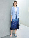 Ocean Breeze Sleeveless Midi Dress