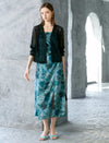 Sheer Lace Button Front Cardigan