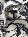 Botanical Print Bow Tie Blouse