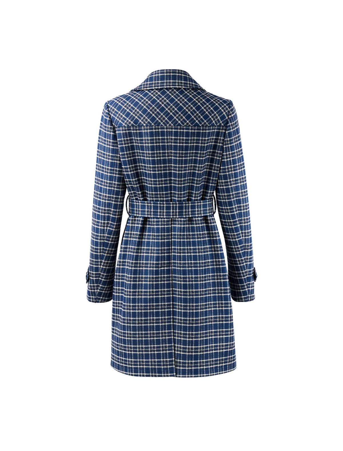 Collared Double-Breasted Belted Relaxed Trench Coat