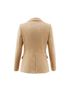 Classic Refined Button-Front Blazer